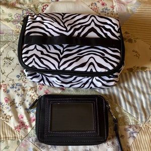 Wallet and cosmetics bag